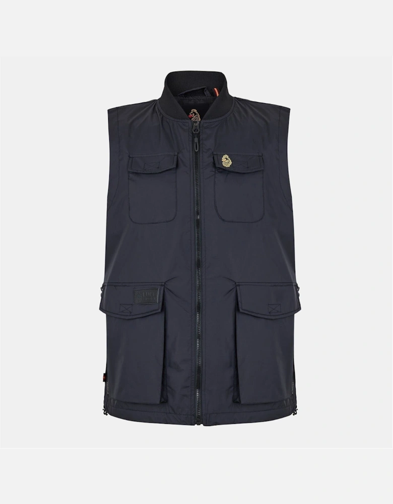 Tech Solid Patterned Gilet