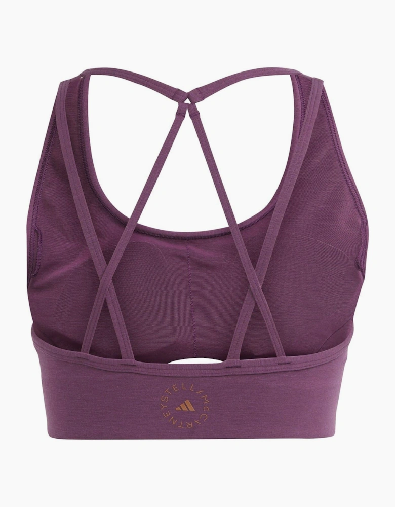 Scoop Neck Cut Out Sports Bra