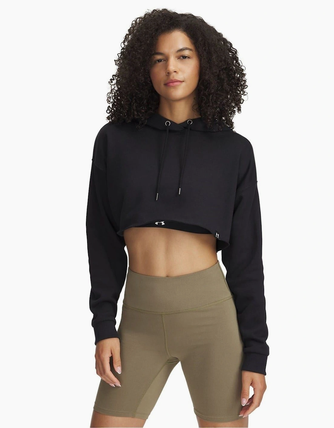Tery Cropped quarter Zip Fleece, 4 of 3