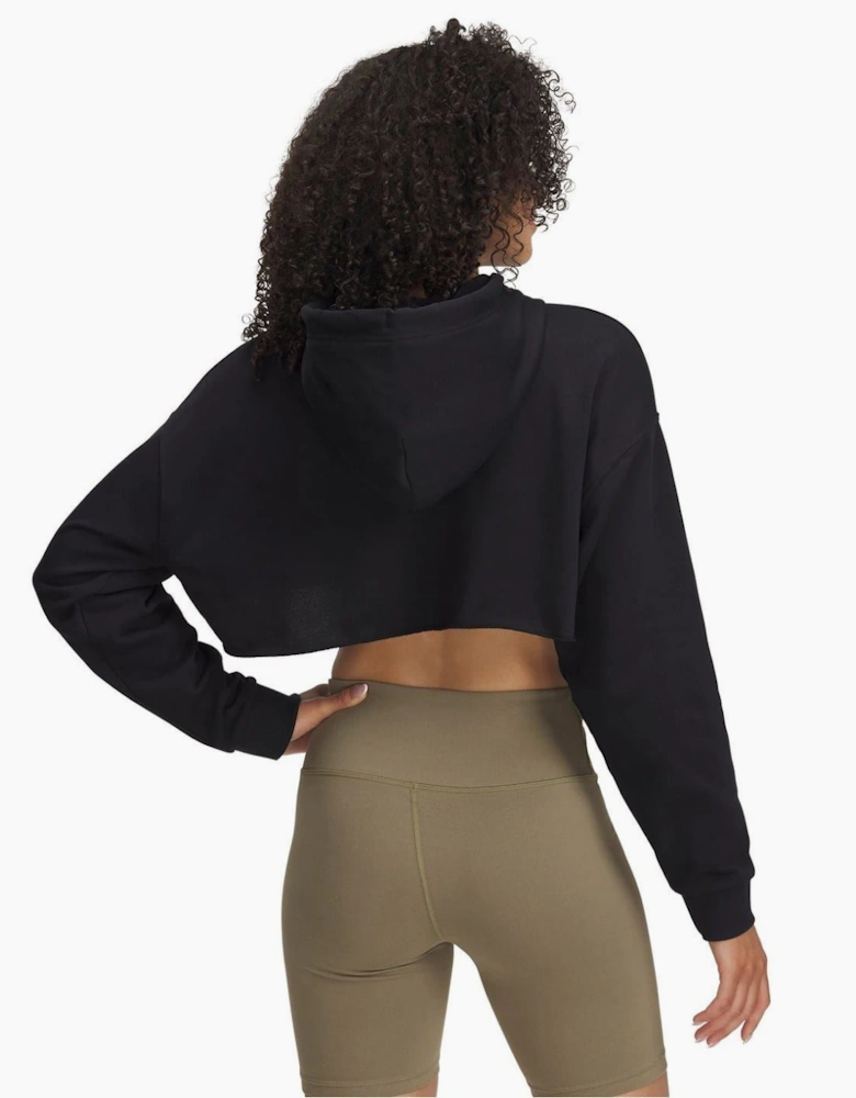 Tery Cropped quarter Zip Fleece