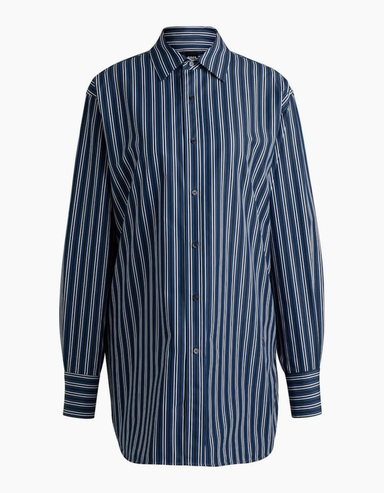 Collared Neck Long Sleeve Regular Fit Shirt