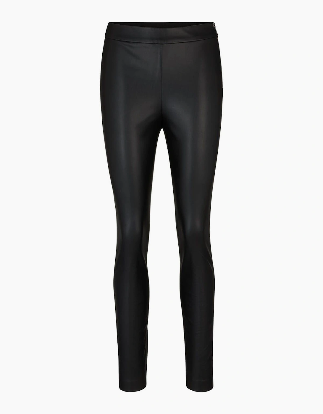 Taslimah Solid Patterned Slim Trousers, 6 of 5
