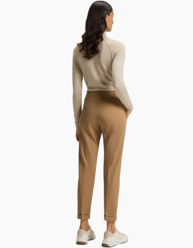 Tachinoa Solid Patterned Straight Chinos