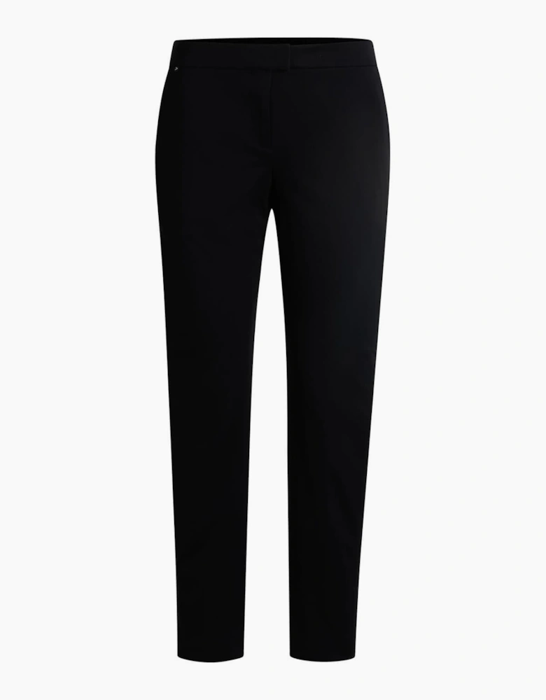 Tobaluka10 Solid Patterned Straight Chinos