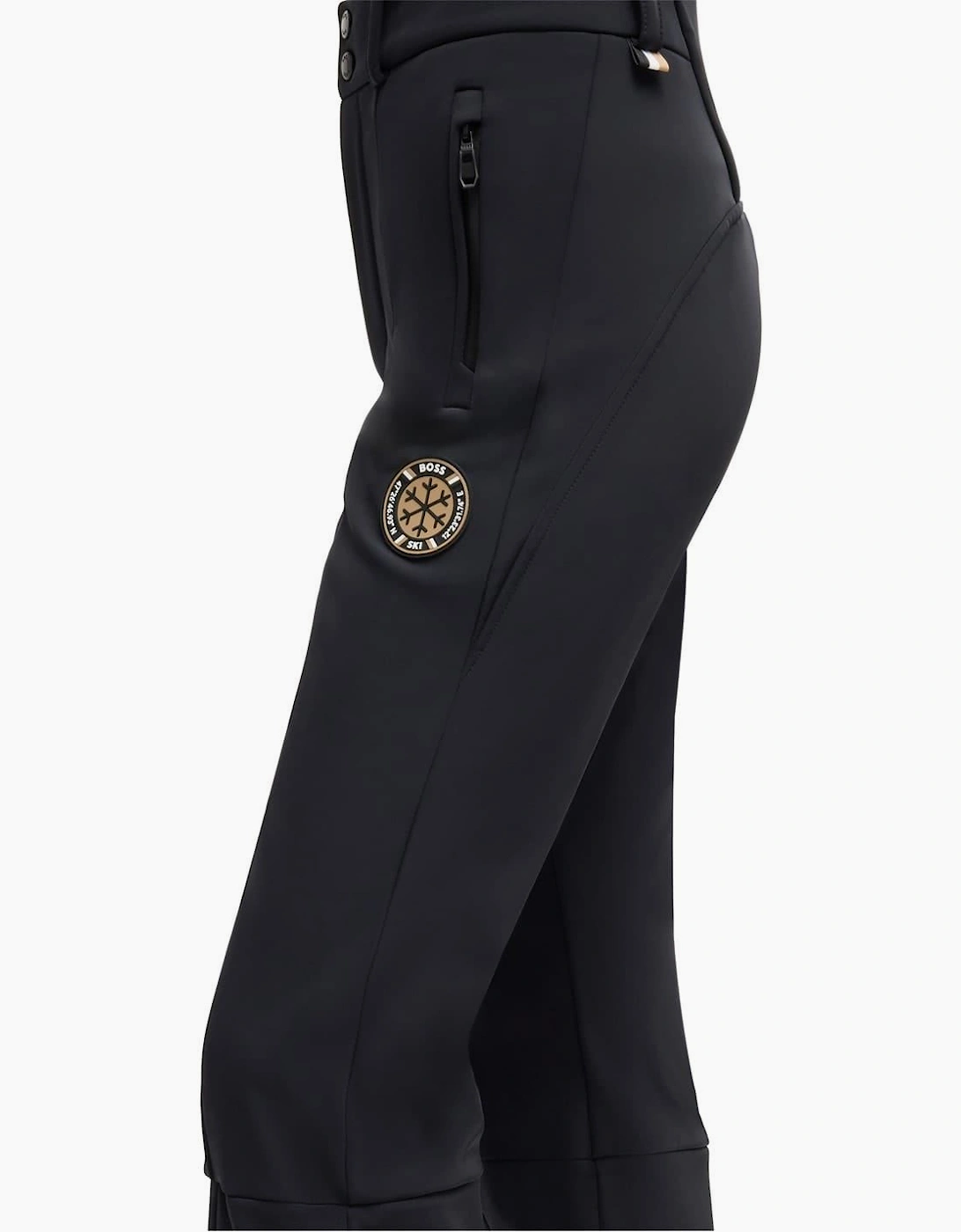 Kern Ski Solid Patterned Flared Ski Pants