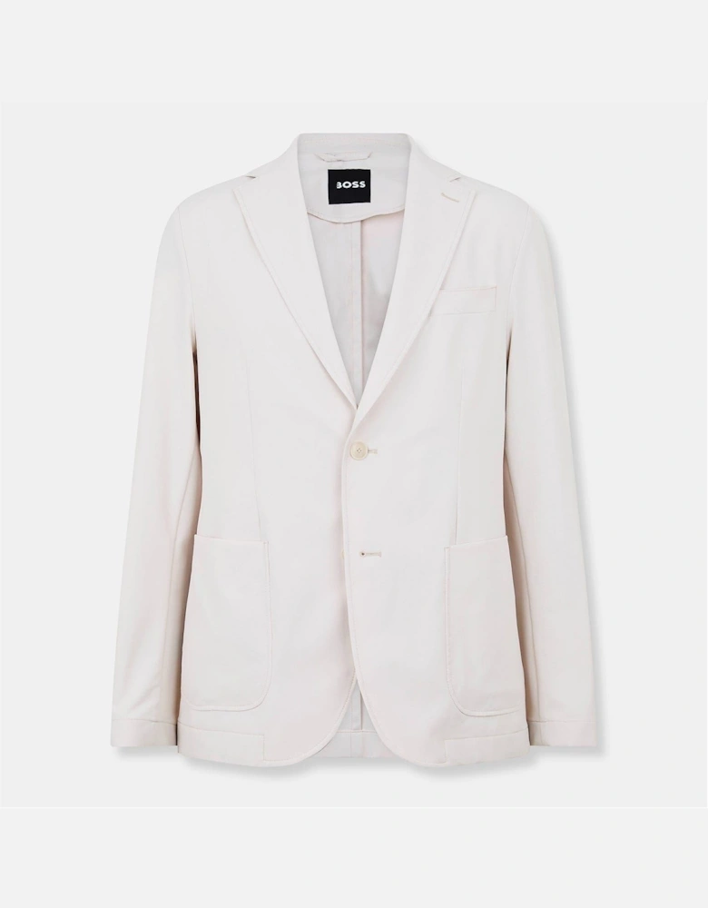 Solid Patterned Notch Collared Blazer