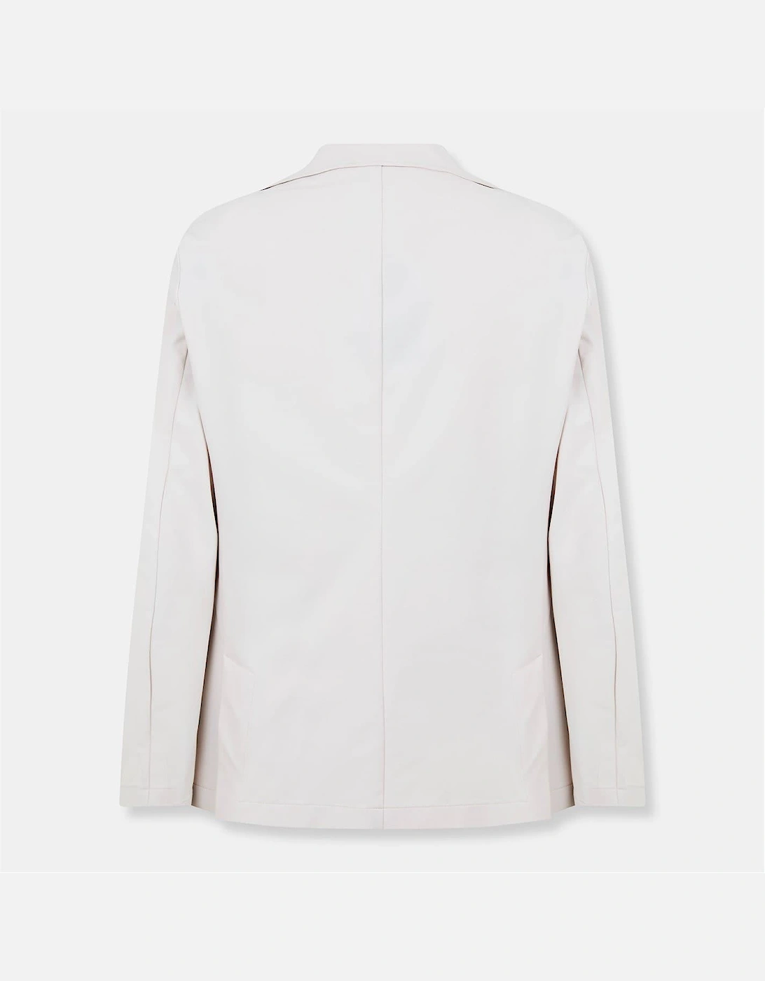 Solid Patterned Notch Collared Blazer