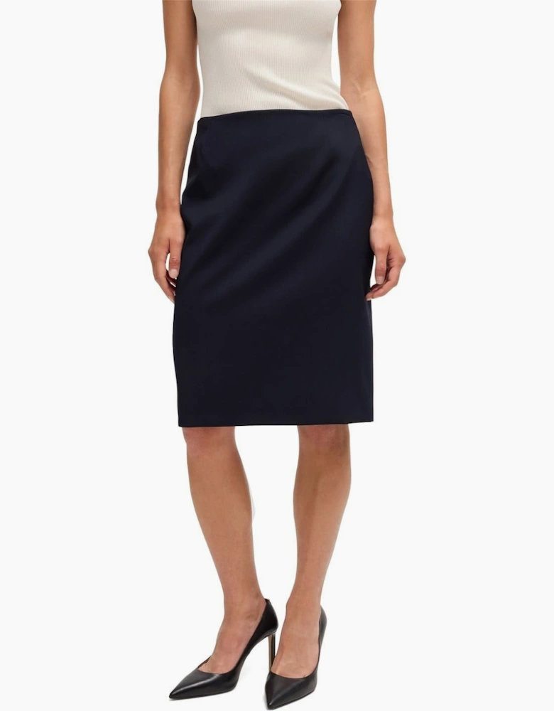 Vileah Knee Length Pencil Skirt
