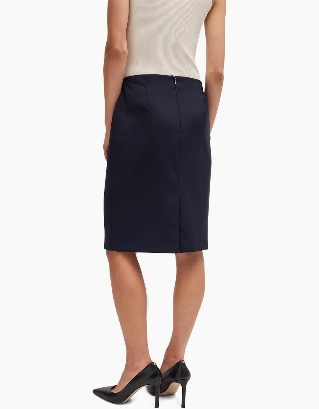 Vileah Knee Length Pencil Skirt