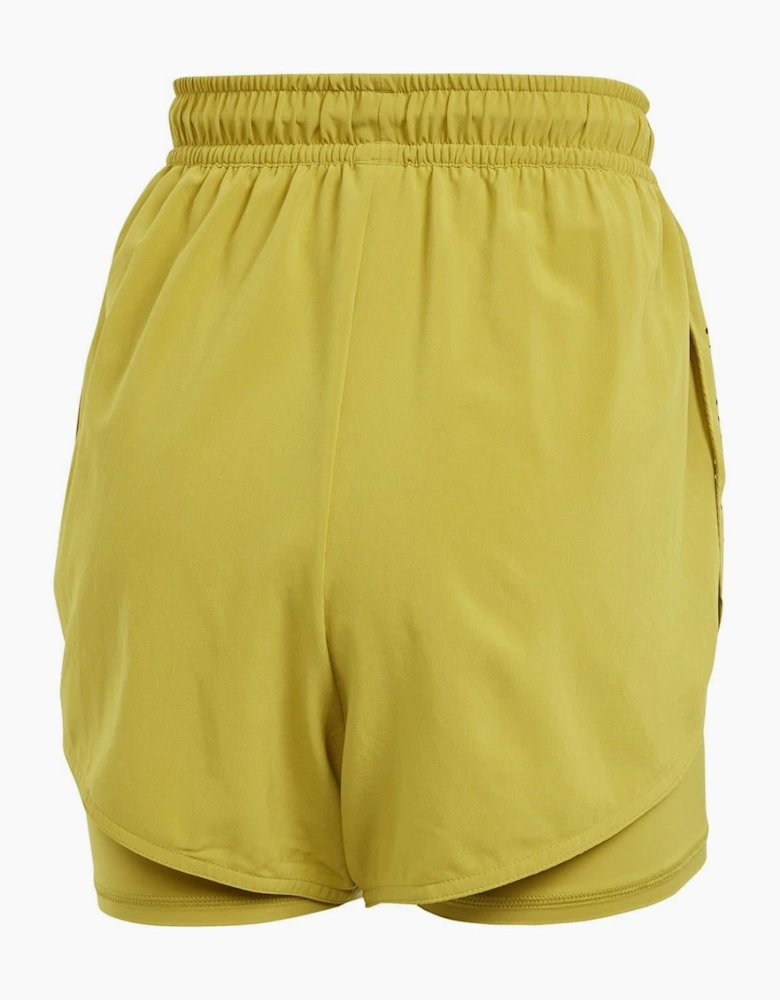 2 in 1 Fitness Road Shorts with Elasticated Waistband