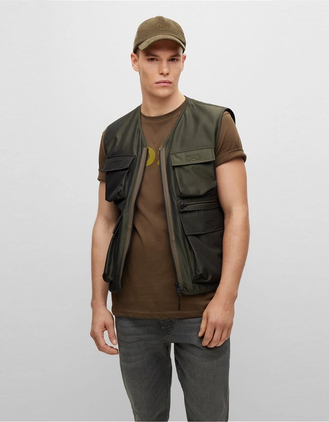 Onslow Solid Patterned Gilet
