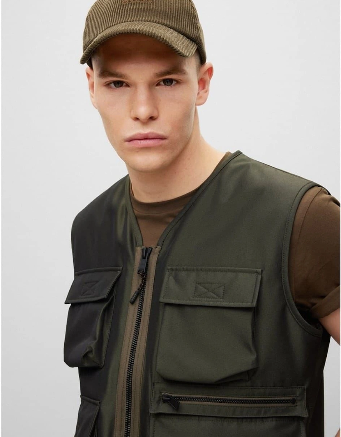 Onslow Solid Patterned Gilet
