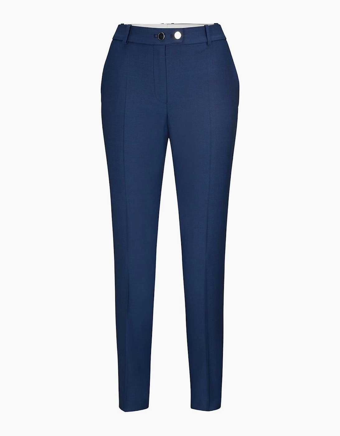 Tamata Solid Patterned Cigarette Trousers