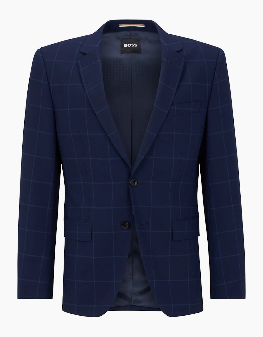 Plaid Lapel Collared Blazer