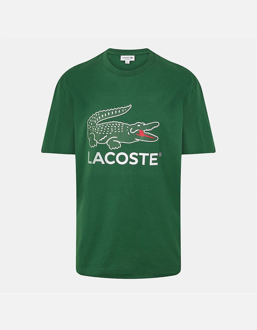 Crocodile Print Regular Fit Crew Neck T-Shirt
