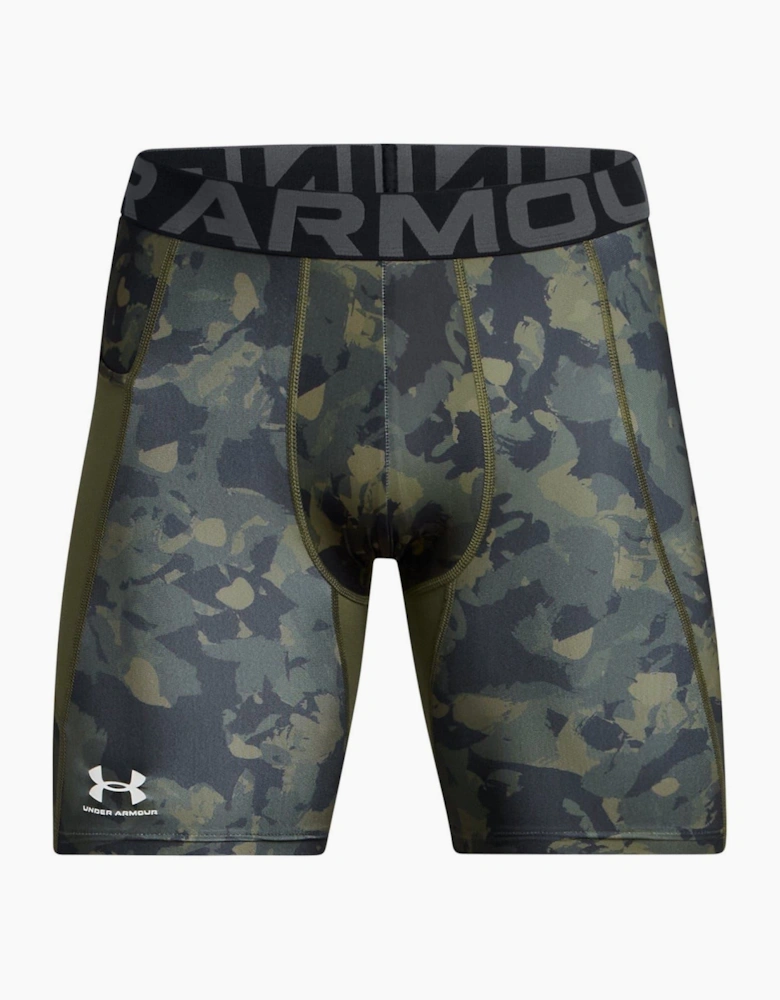 Mens Armour Ua Hg Prtd Comp Sts Gym Shorts