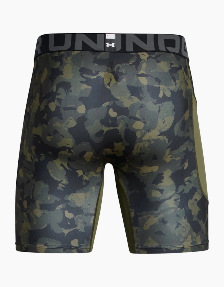 Mens Armour Ua Hg Prtd Comp Sts Gym Shorts