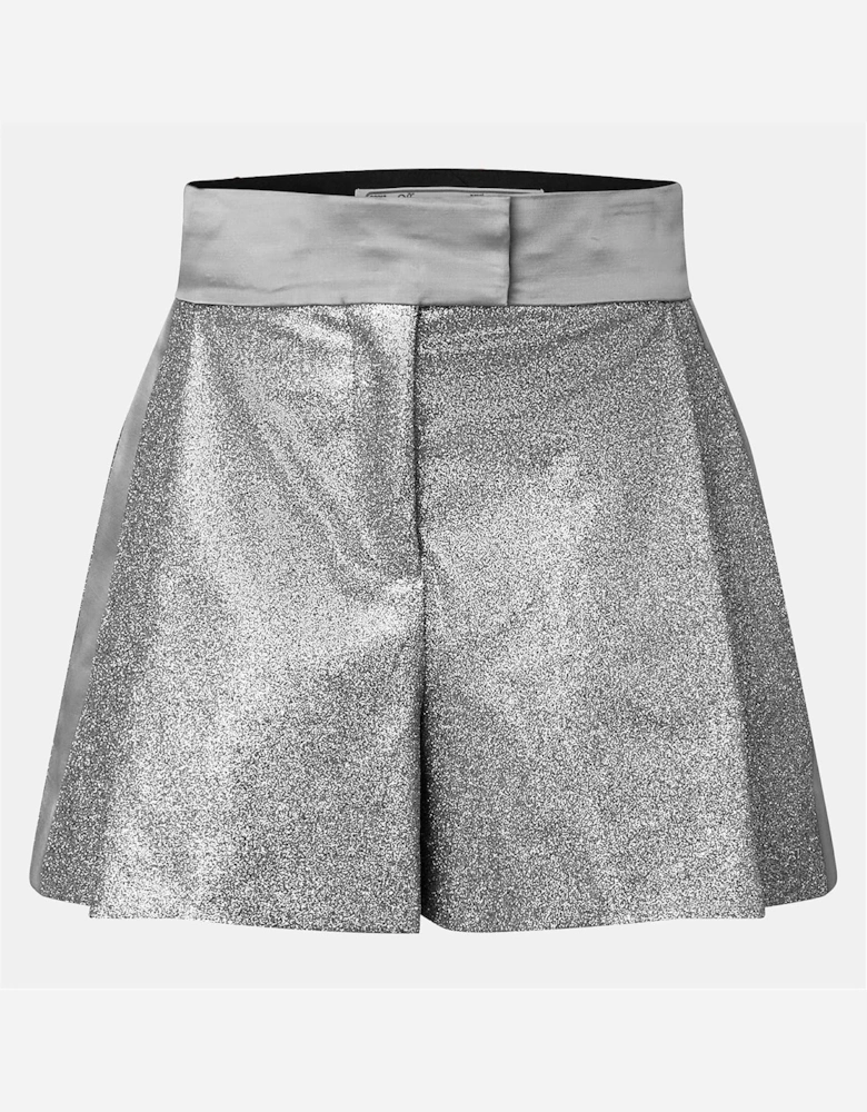 Metallic Bermuda Shorts
