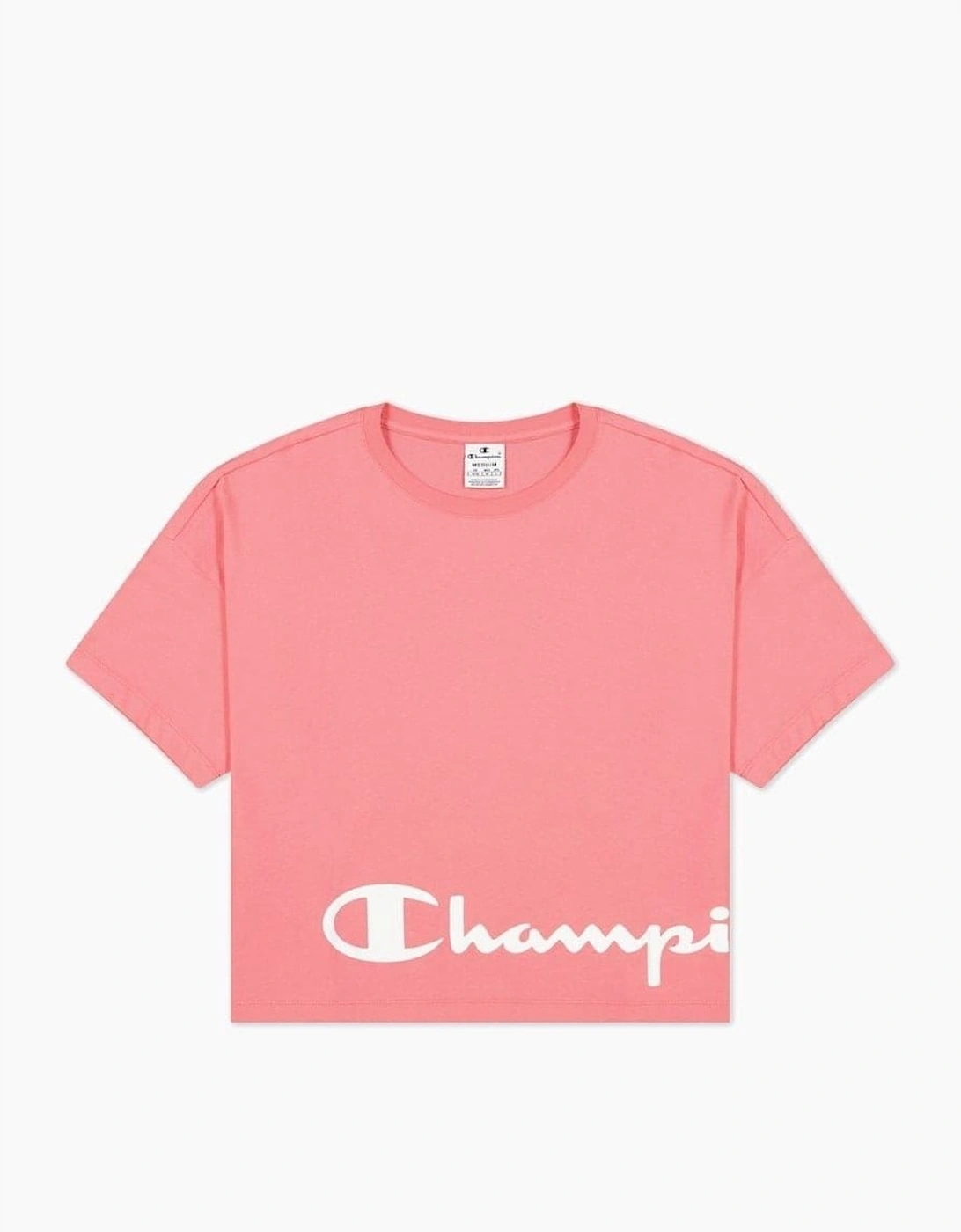 Cropped Crew Neck Regular Fit T-Shirt