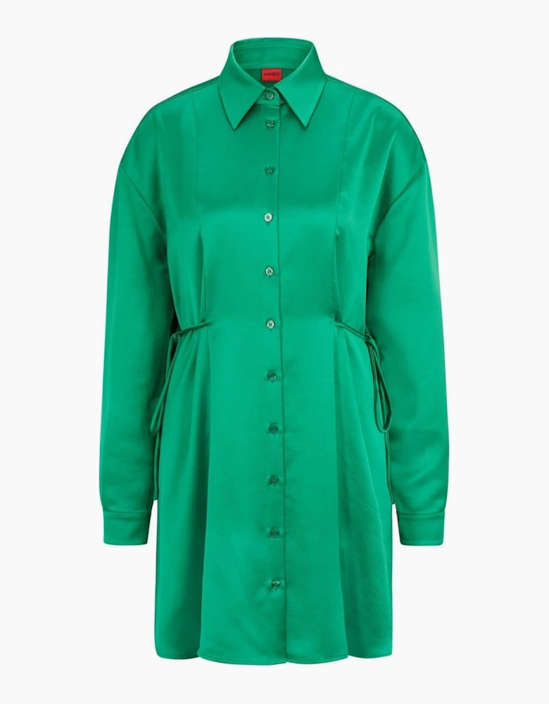 Keleste Long Sleeve Mini Shirt Dress