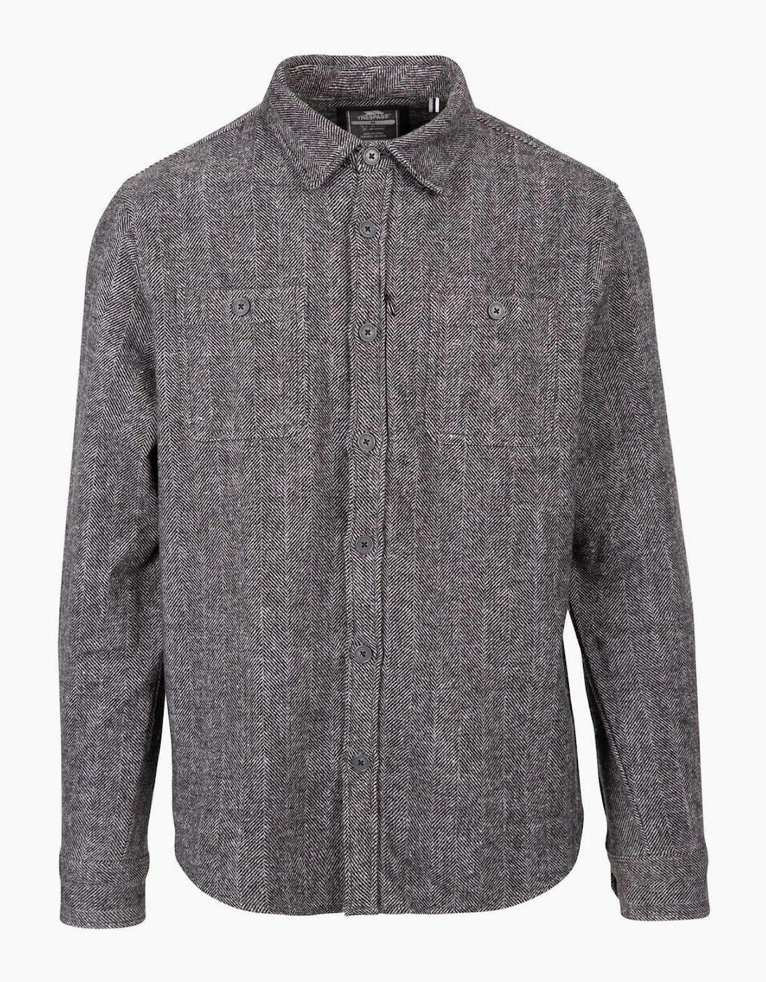 Collared Neck Long Sleeve Shirt