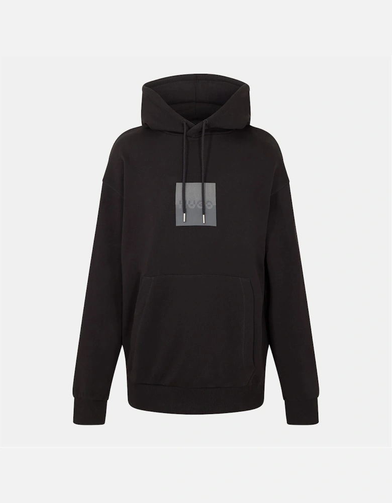 Hooded Neck Drop Shoulder Long Sleeve Sweatshirt