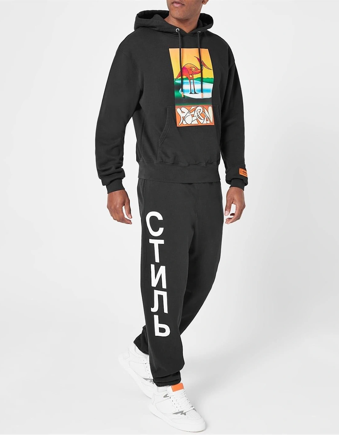 Abstract Heron Hoodie