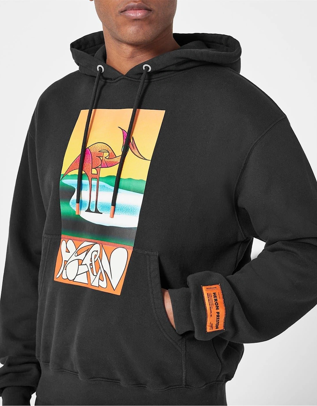 Abstract Heron Hoodie