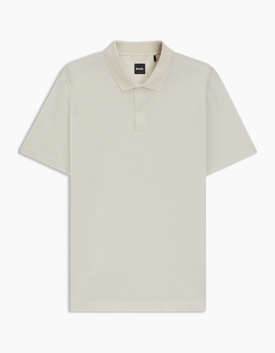 Hugo Boss Men's White Collared Neck Short Sleeve Polo Shirt - Size: 38