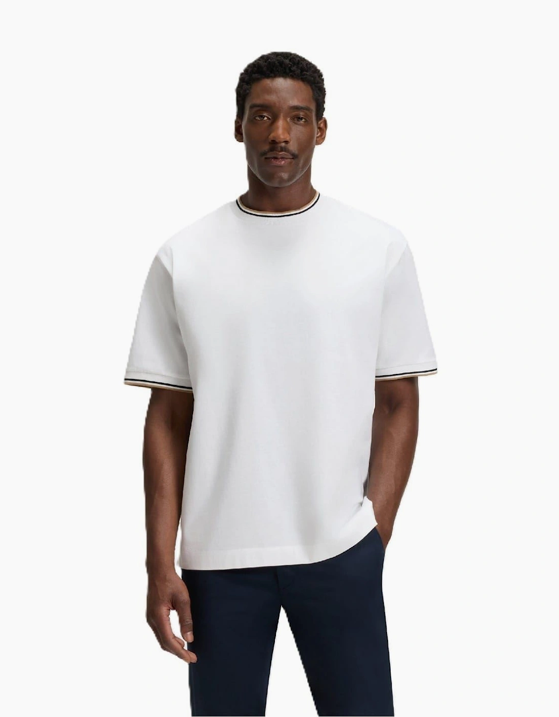 Crew Neck Short Sleeve Regular Fit T-Shirt, 5 of 4