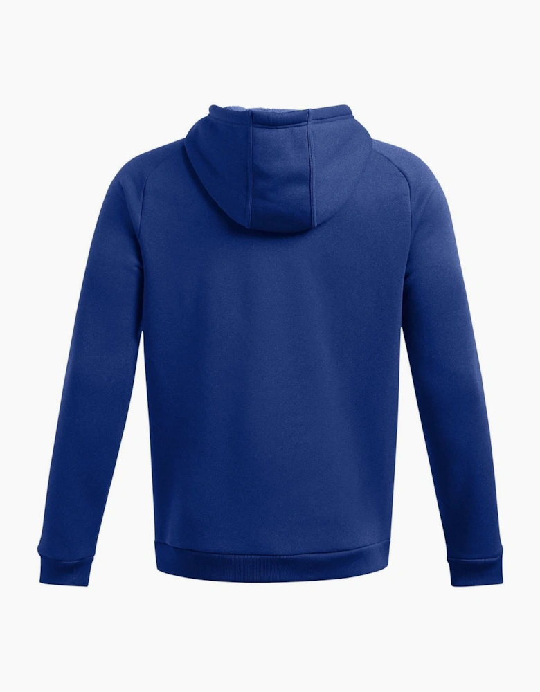 Fleece Solid Patterned Hooded Full Zipper Ribbed Cuff Jacket