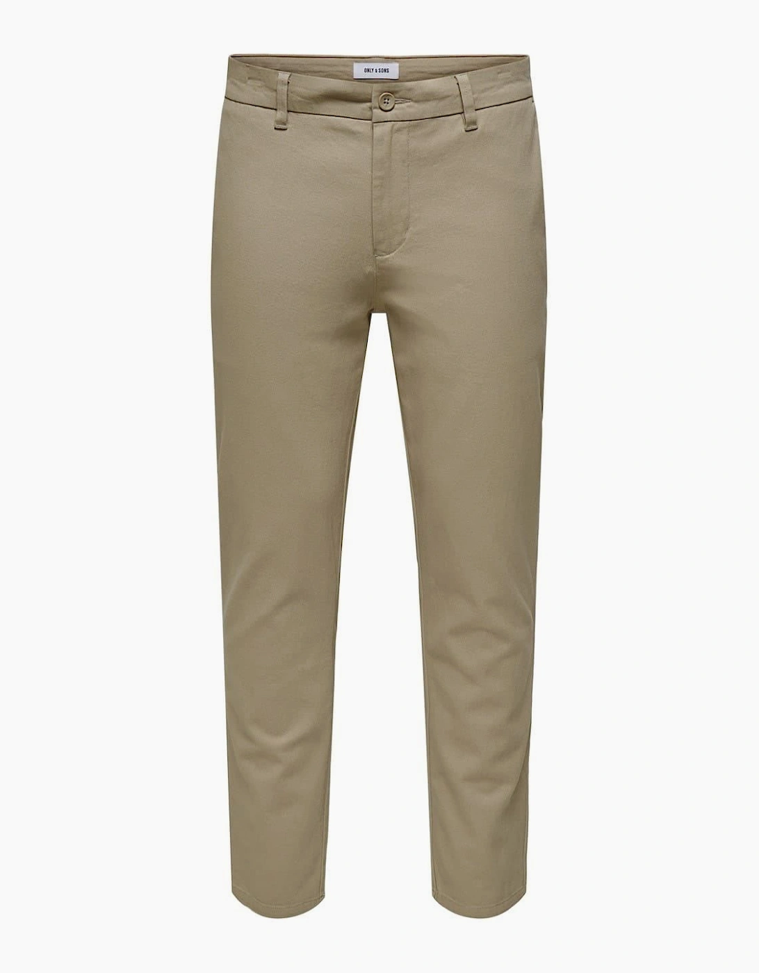 Solid Patterned Straight Chinos