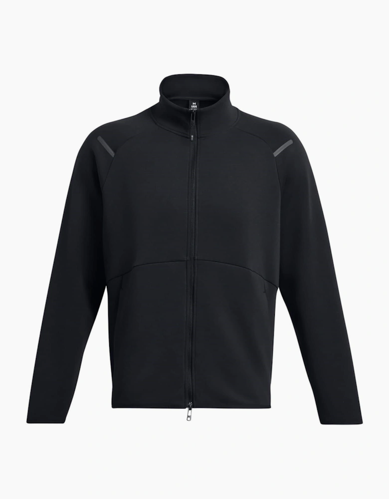 Solid Patterned Fleece Jacket