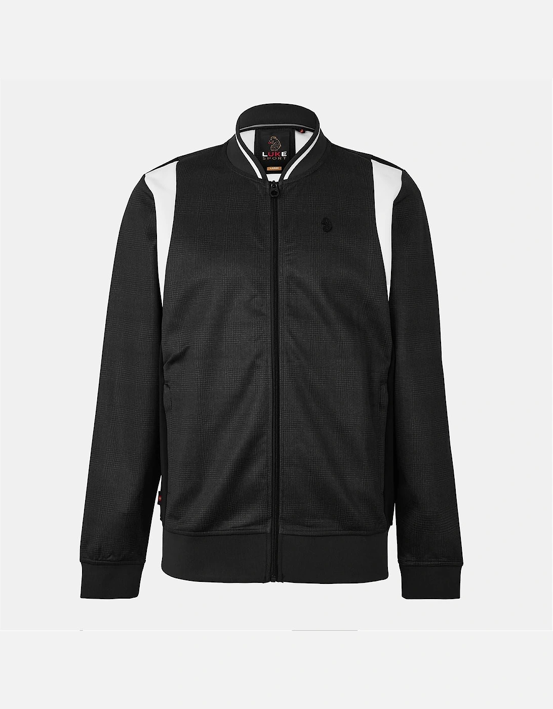Regular Fit Hooded Neck Bomber Collar Sweatshirt