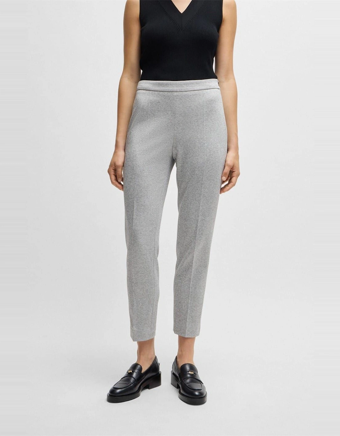 Tilunara Solid Patterned Slim Chinos, 5 of 4