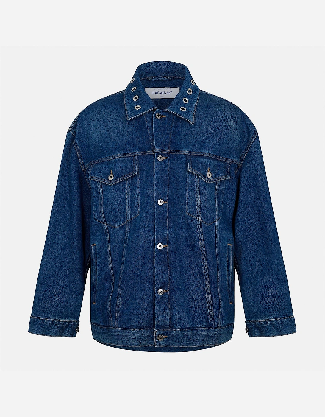 Solid Patterned Overshirt with Chest Pocket, 2 of 1