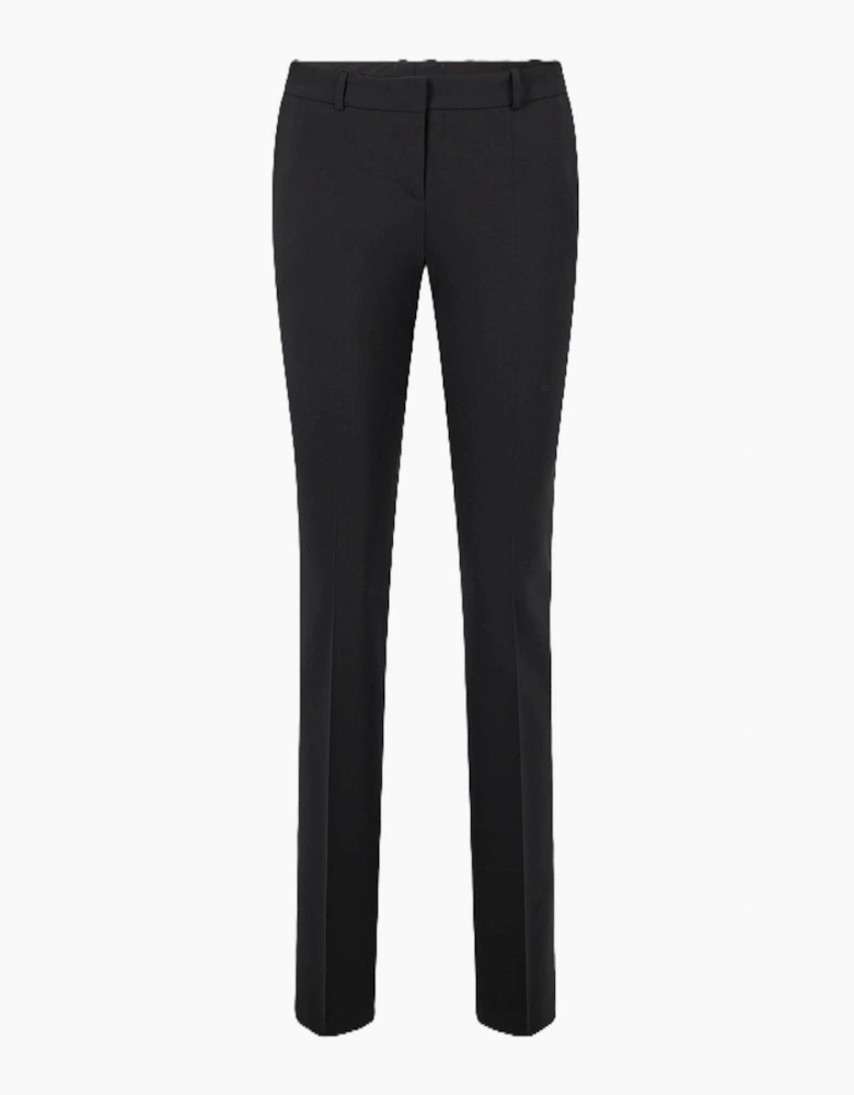 Tamea Solid Patterned Slim Chinos