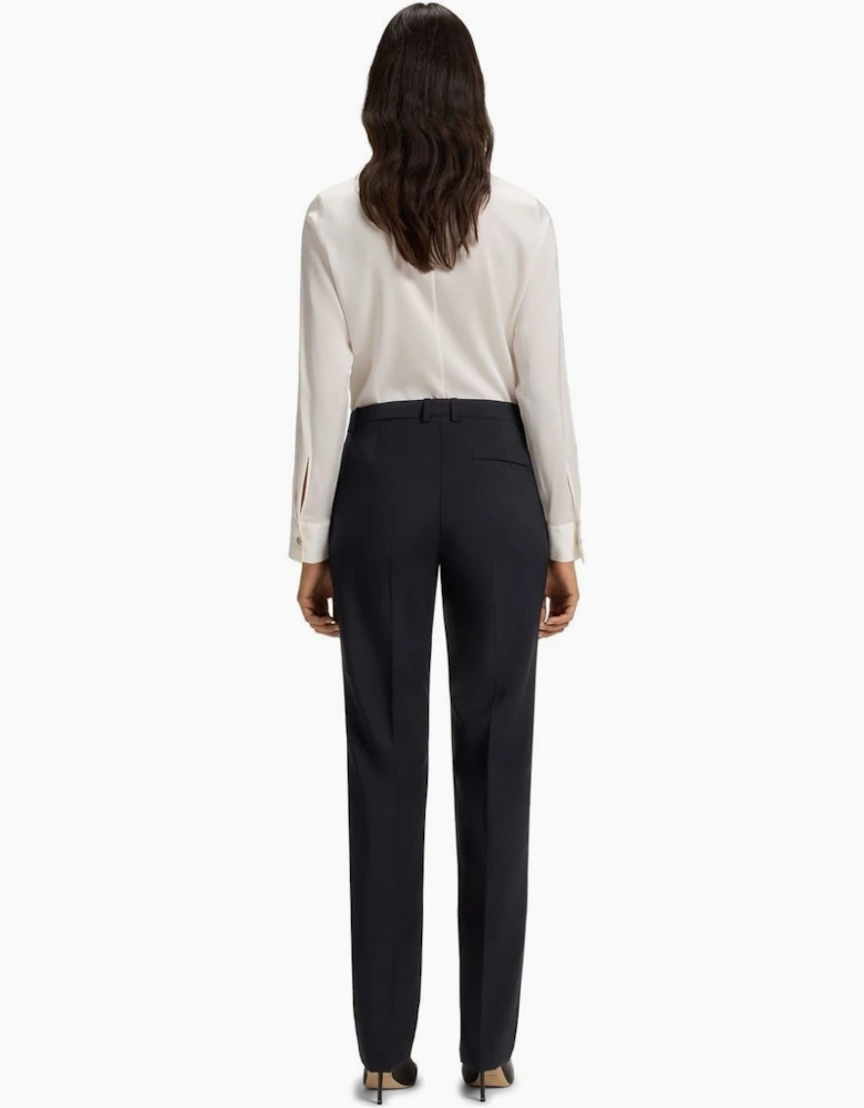 Tameah Solid Patterned Straight Chinos