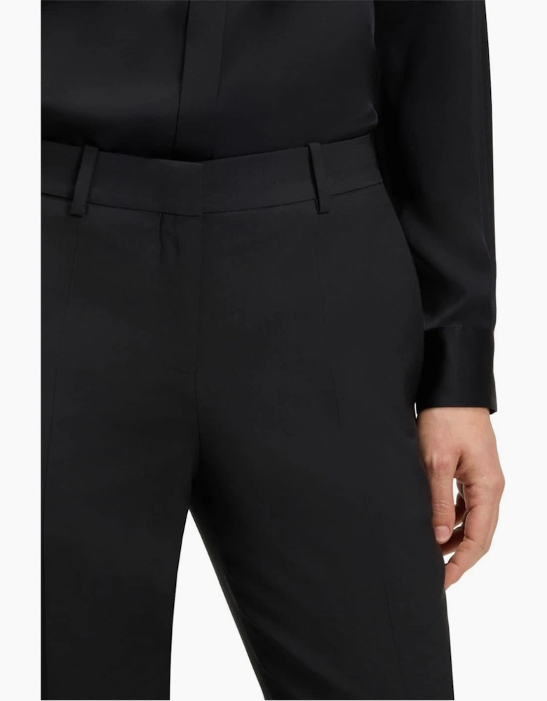 Tameah Solid Patterned Straight Chinos