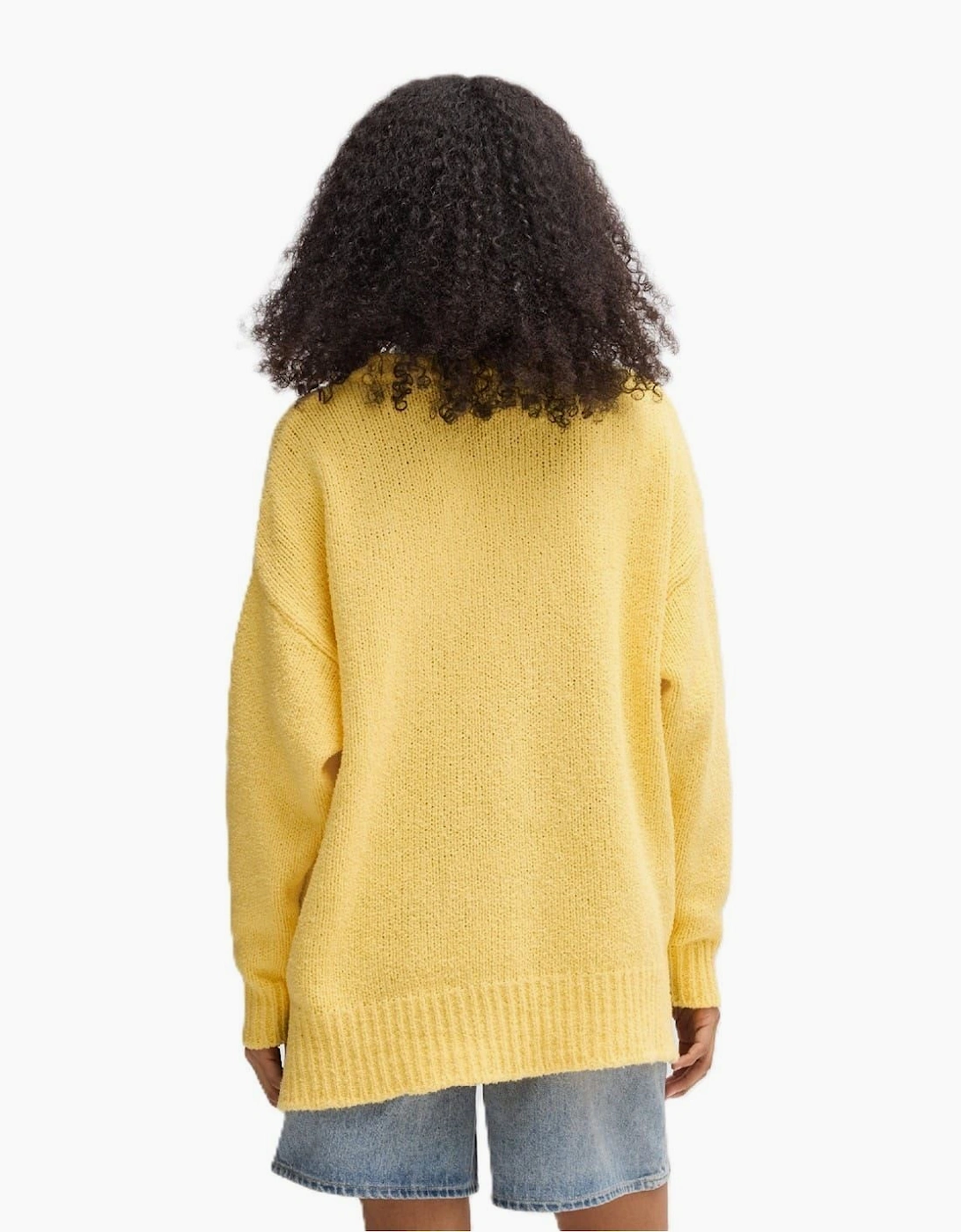 Lettering Crew Neck Ribbed Collar Long Sleeve Sweatshirt