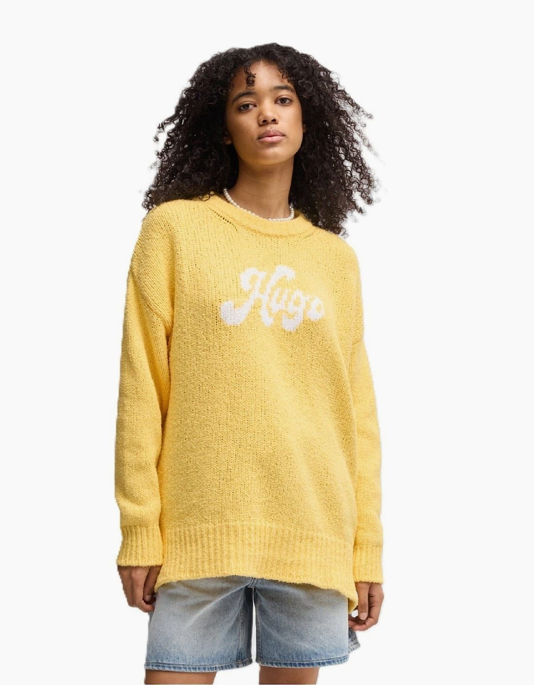 Lettering Crew Neck Ribbed Collar Long Sleeve Sweatshirt, 3 of 2
