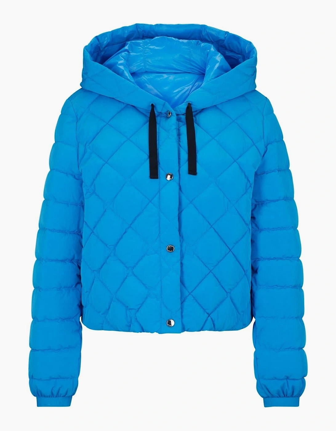 Hooded Snap Button Puffer Jacket, 2 of 1