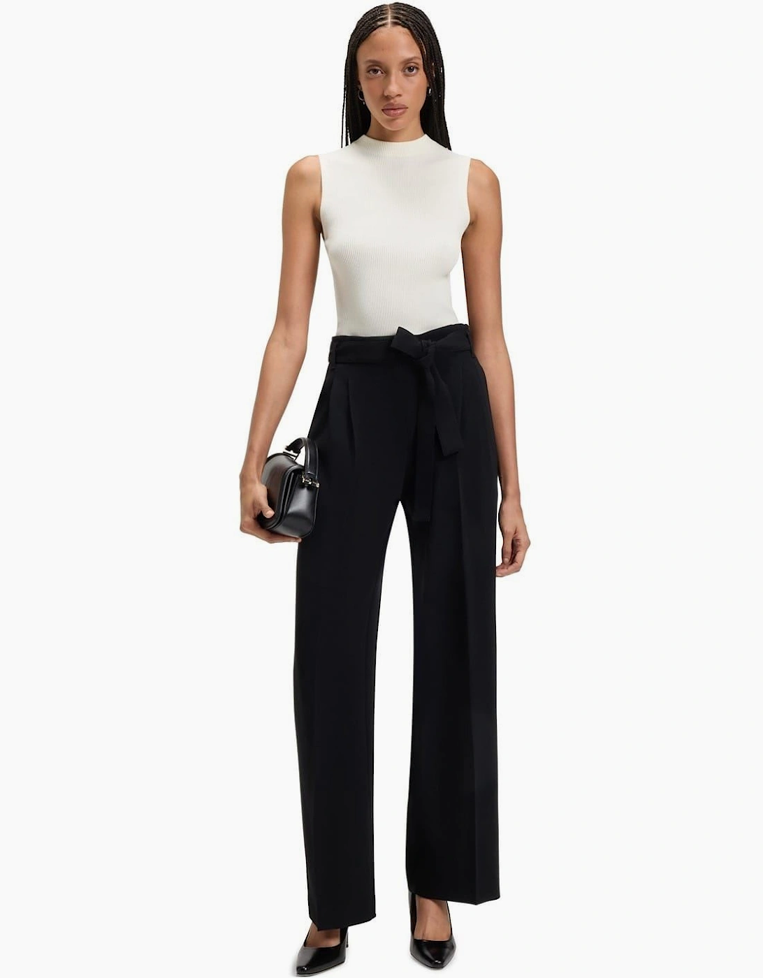 Feskies Knitted Slim Fit Mock Neckline Top, 2 of 1