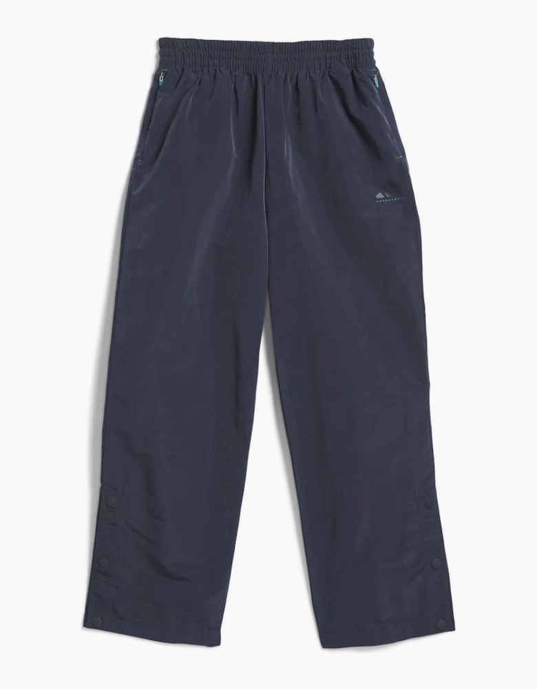 Adi Solid Patterned Straight Track Pants