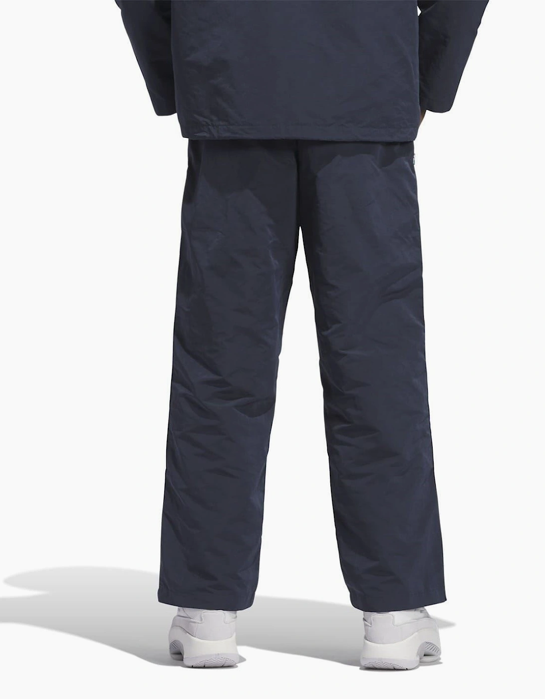Adi Solid Patterned Straight Track Pants