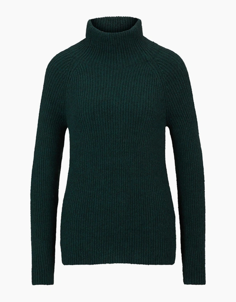 Mock Neck Raglan Sleeve Long Sleeve Sweater