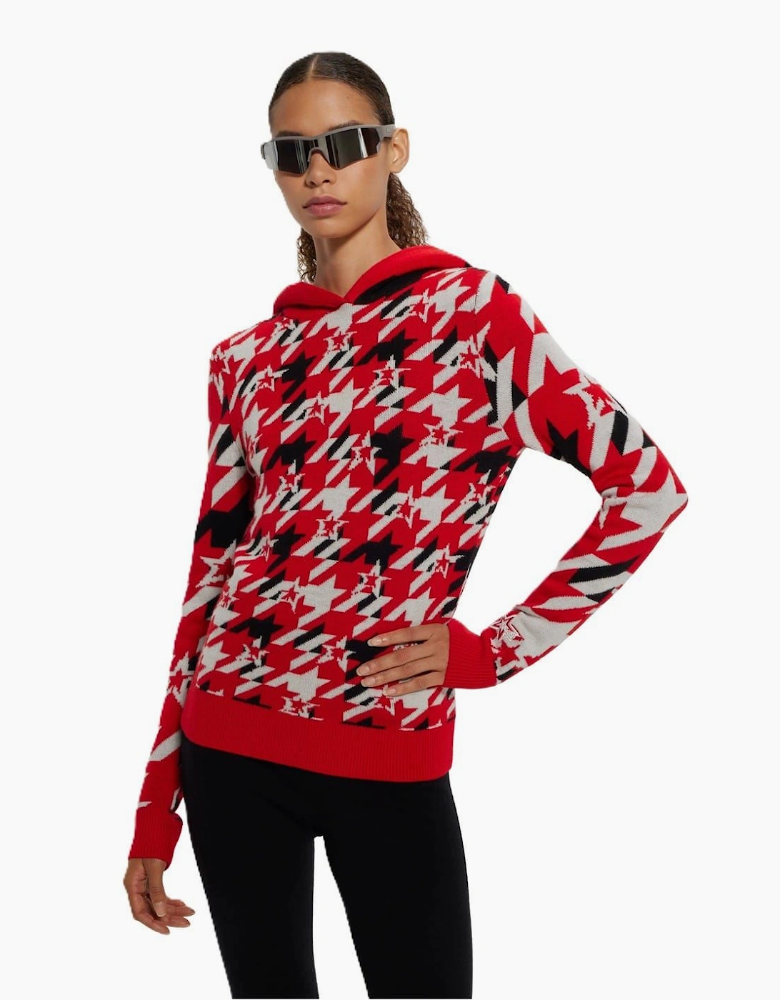 Hugo Boss Women's Red Long Sleeve Regular Fit Hoodie - Size: 14