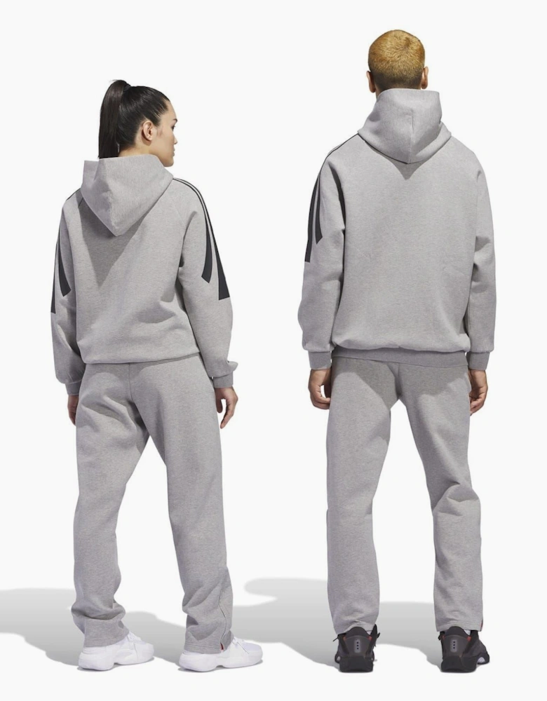 Adi Solid Patterned Track Pants