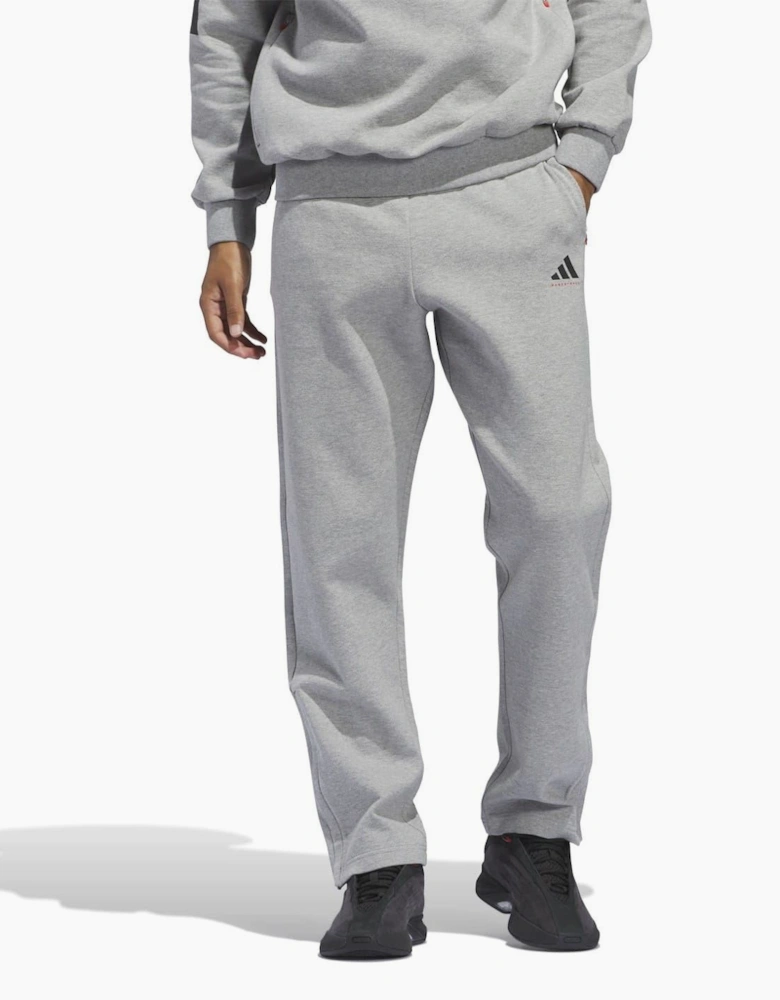 Adi Solid Patterned Track Pants