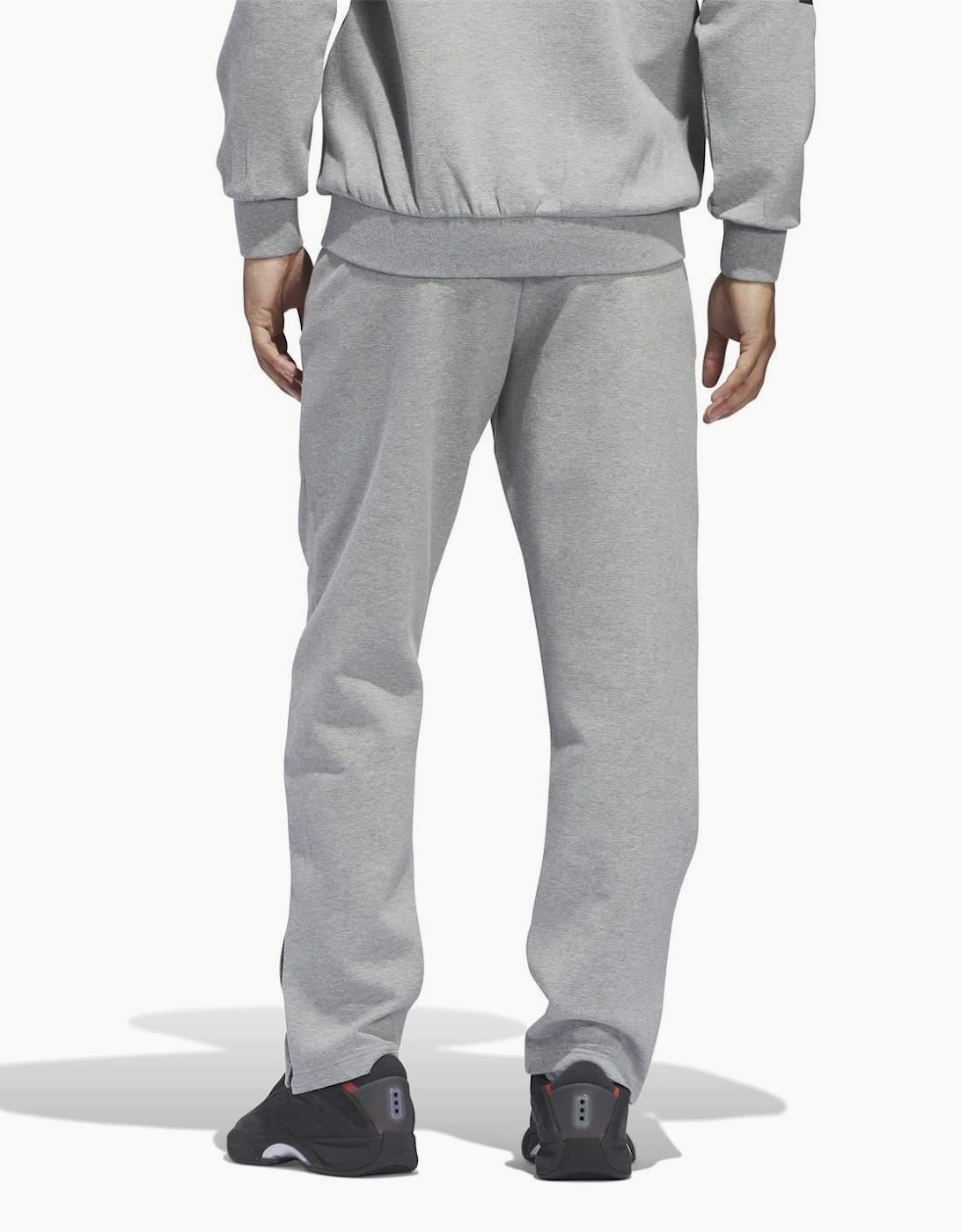 Adi Solid Patterned Track Pants